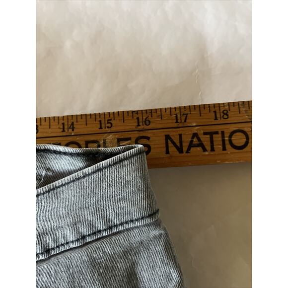 Levi's 502 jeans size 31x28 men slim fit Gray Light wash Cotton denim Y2K Levis - Picture 4 of 12